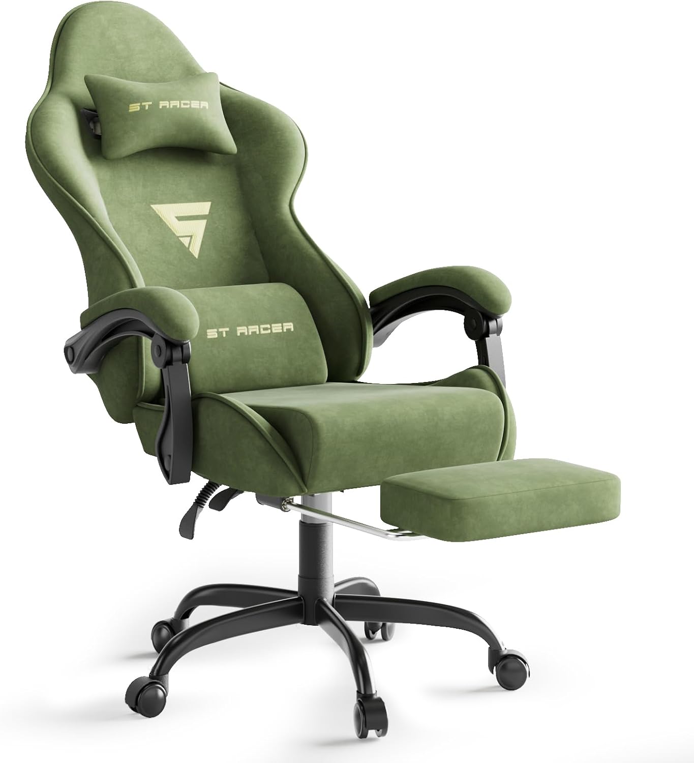 Office Chair Cushion - Yetişkinler için Yarış Koltuğu, Ayak Dayamalı,