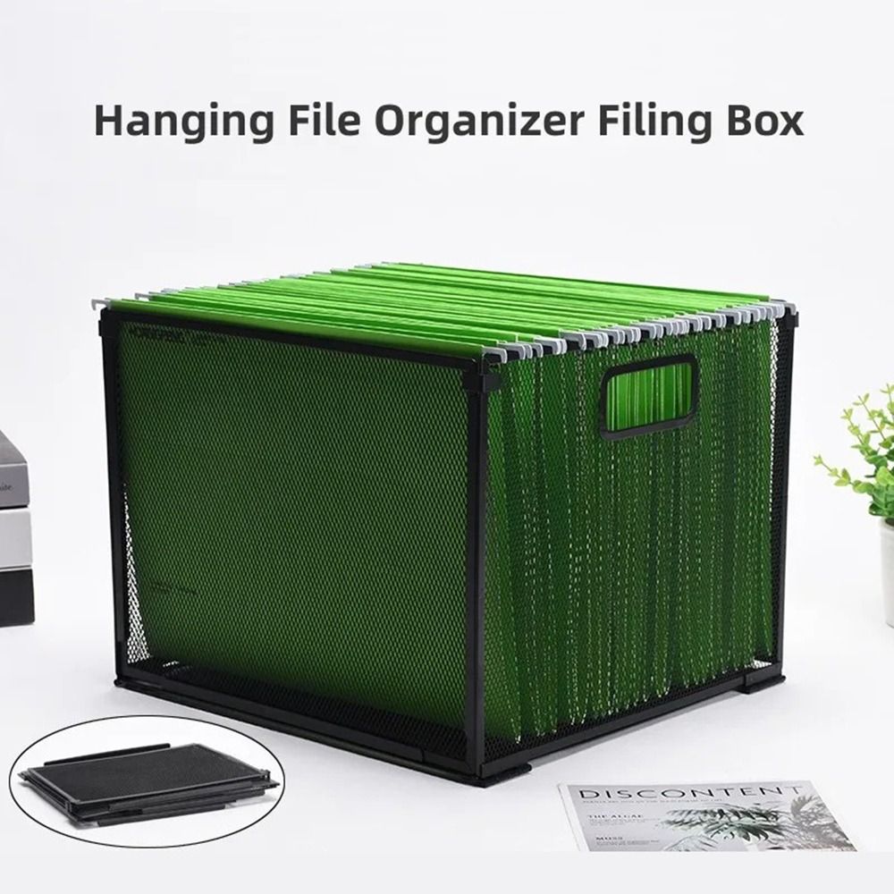 File Cabinet - Fileteli Metal Asılı Dosya Klasörü Düzenleyici,