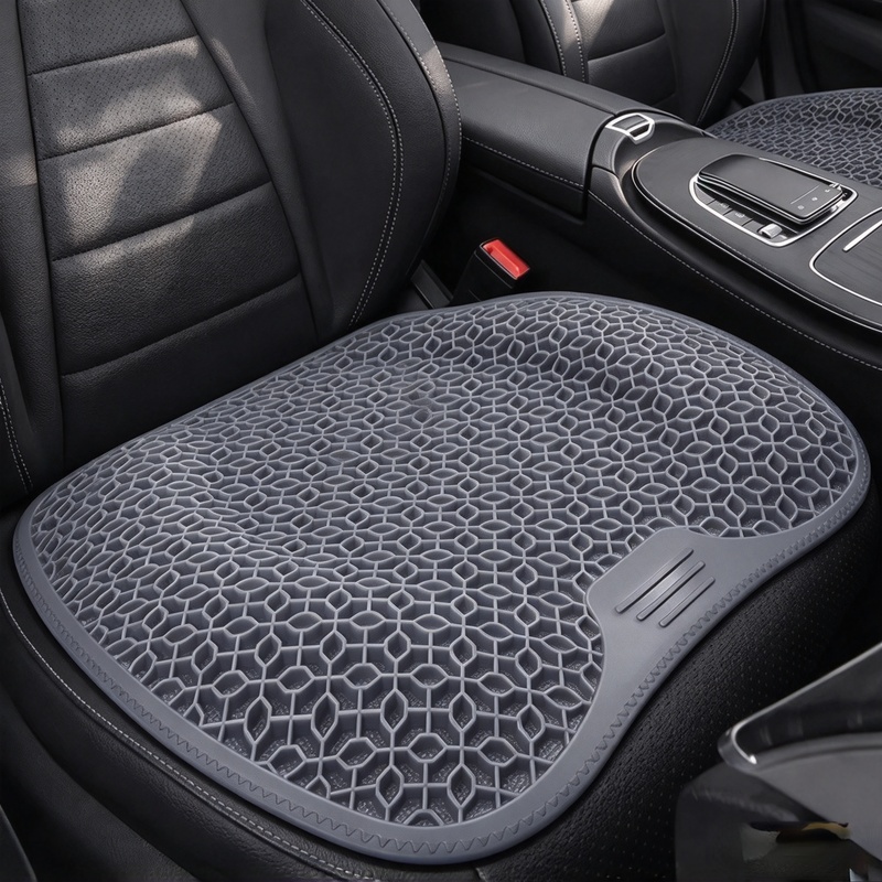 Office Chair Cushion - Ergonomik Petek Yapılı Jel Oturma Yastığı,