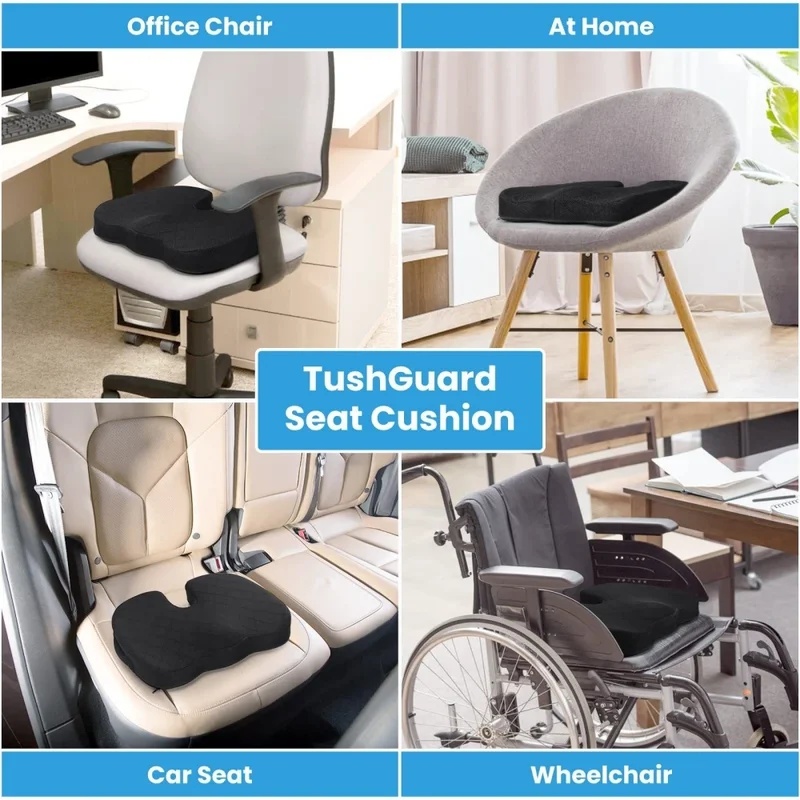 Office Chair Cushion - U Şeklinde Hafızalı Köpük Oturma Minderi,