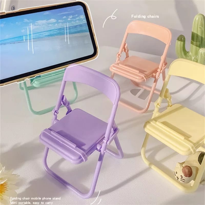 Desk Organizer - Sevimli Sandalye Telefon Tutucu Standı Yaratıcı