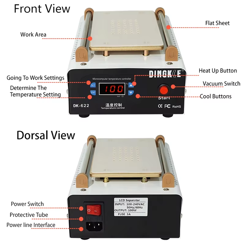 7 İnç LCD Ekran Ayırma Isıtma  - Partition Screen Divider incelemesi ve fiyatı