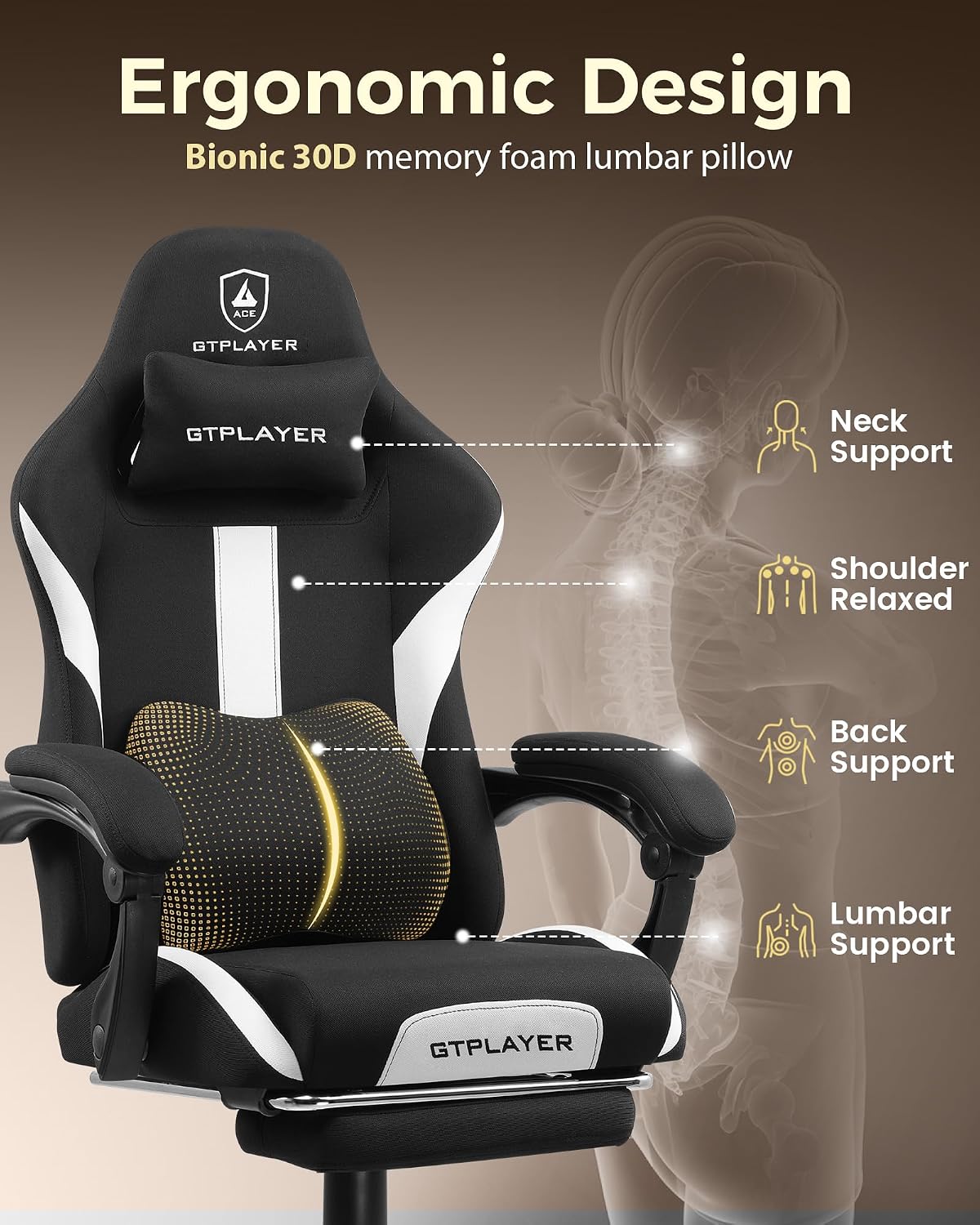 LUCKRACER Büyük ve Uzun Boylu  - Office Chair Cushion incelemesi ve fiyatı